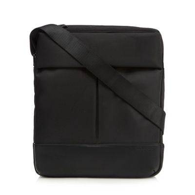 Black tablet bag
